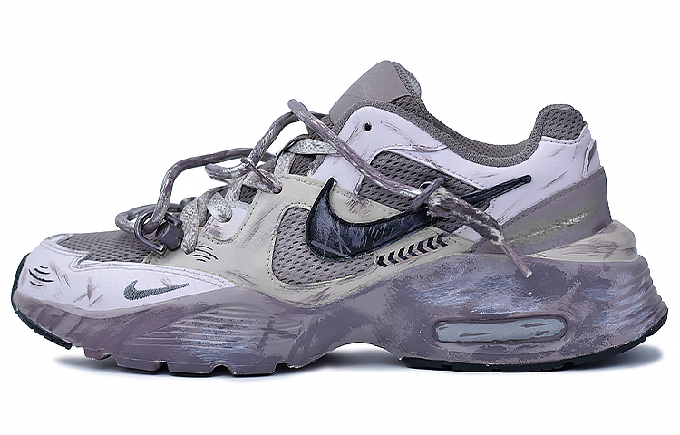 Nike Air Max Fusion Running Shoes Men Low-Top Gray/Purple White