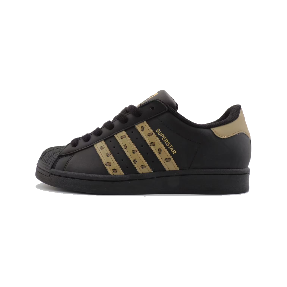 Adidas Originals SUPERSTAR Cocoa Fortress Slip Resistant Low Top Skateboard Shoes Unisex Black Brown