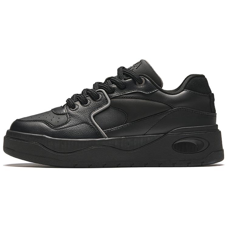 Anta 982EVO Wear-Resistant Low-Top Skateboard Shoes Men's Black