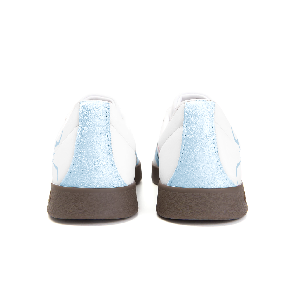 Adidas Neo VL Court 2.0 Anti-Slip Wear-Resistant Low-Top Skateboard Shoes Unisex White Blue купить в интернет-магазине Yoocart с быстрой доставкой по России.