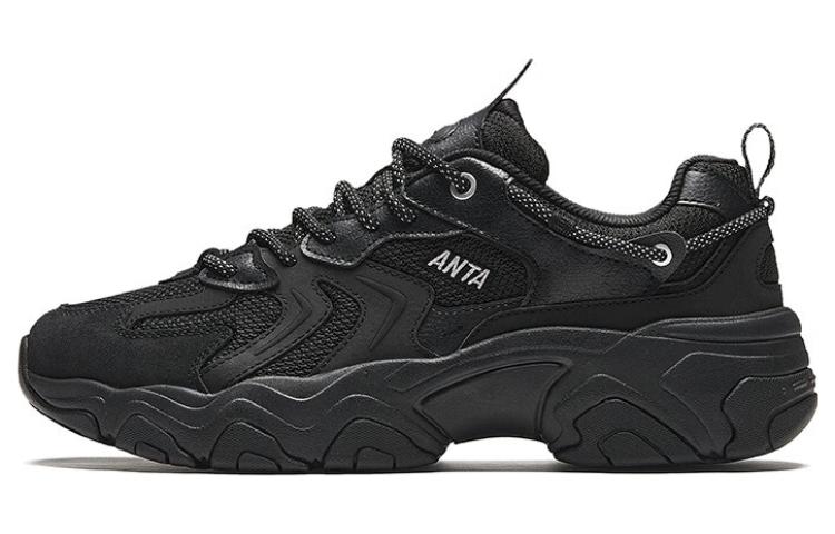 Anta Starry Sea Starry Sea Shock Absorbers Slip Resistant Abrasion Resistant Low top Casual Shoes Men's Black