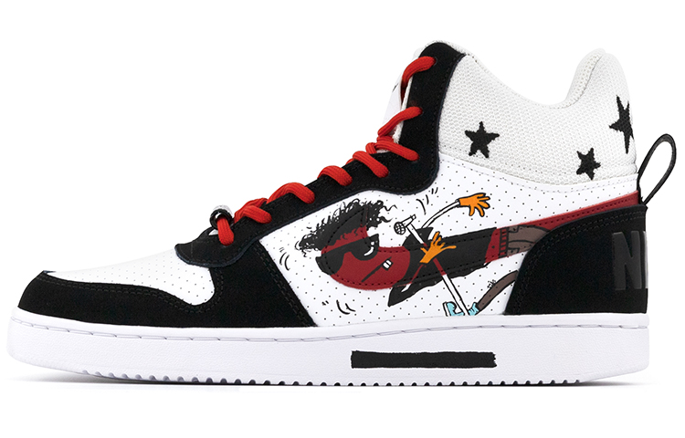 Nike Court Borough Mid-Top Skateboard Shoes Men's Black White