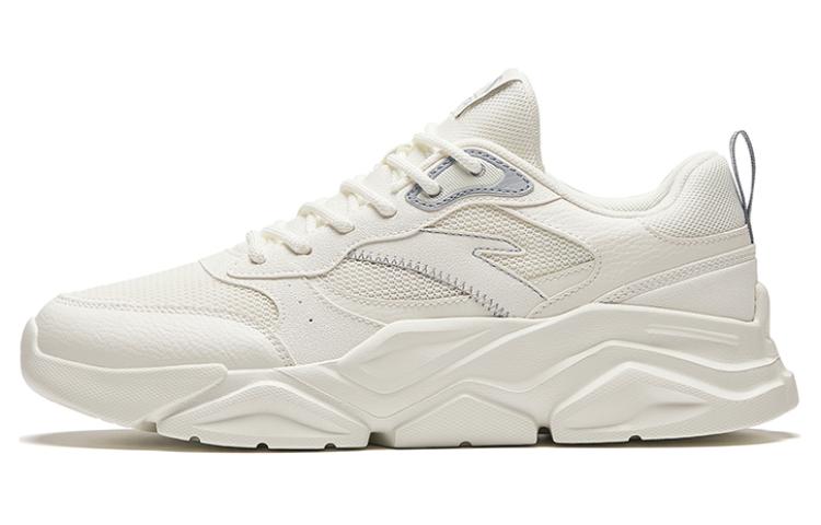 Anta Anti-Slip Wear-Resistant Low-Top Casual Shoes Men's White Gray