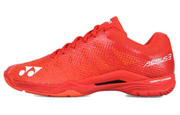 YONEX Cushioning Slip Resistant Low Top Badminton Shoes Men's Red