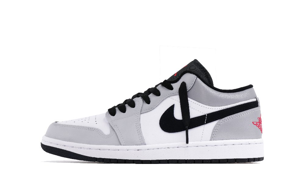 Jordan Air Jordan 1 Cool Play Koala Diao Anti Slip Wear Resistant Low Top Vintage Basketball Shoes Unisex Gray White