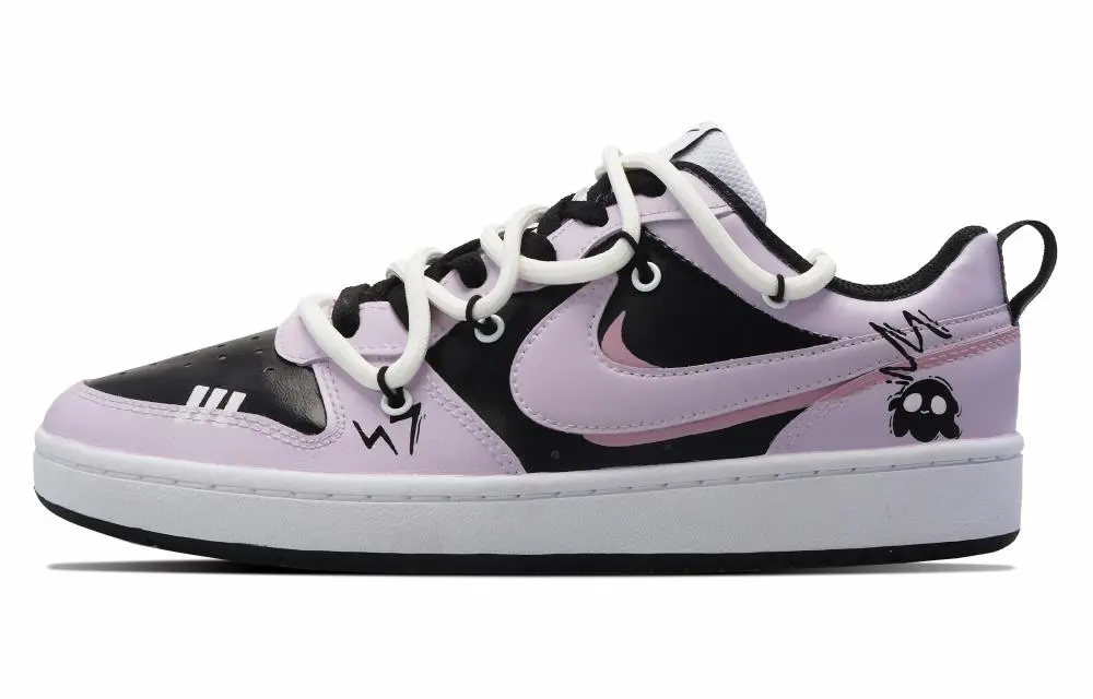 Nike Court Borough Series Skateboard Shoes Women's Low top Purple