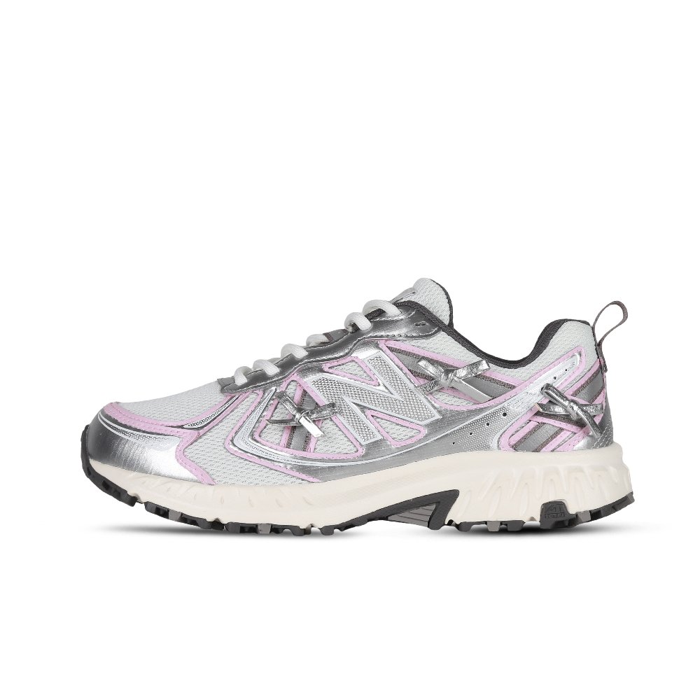 New Balance NB 410 Cushioning Anti-Slip And Wear-Resistant Low-Top Running Shoes Unisex Silver Pink