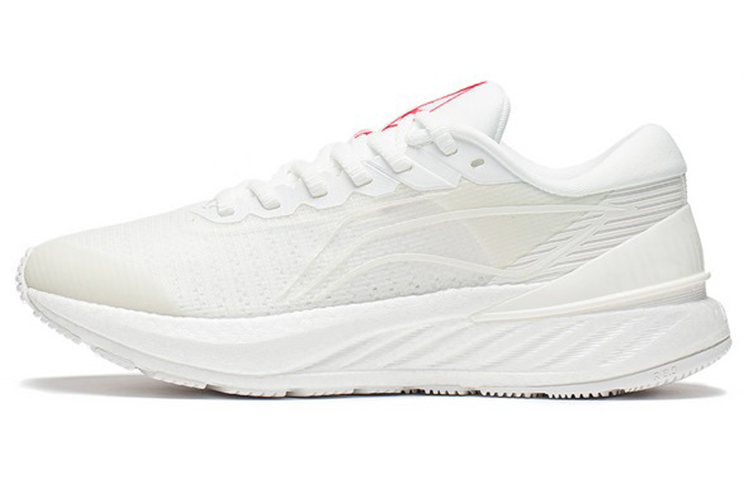 LiNing YueYing 2.0 Cushioned Slip-Resistant Low-Top Running Shoes Men's Ecru
