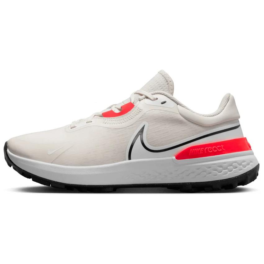 Nike React Infinity Pro 2 Golf Shoes Men Low-Top White Red