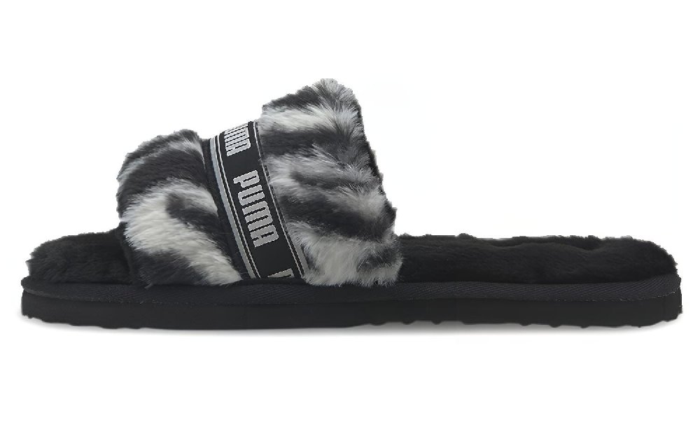 PUMA Fluff Slide 'Wild Black' Women's
