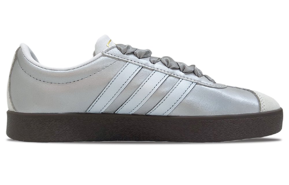 Adidas Neo VL Court 2.0 Low Top Skateboard Shoes Women's Silver