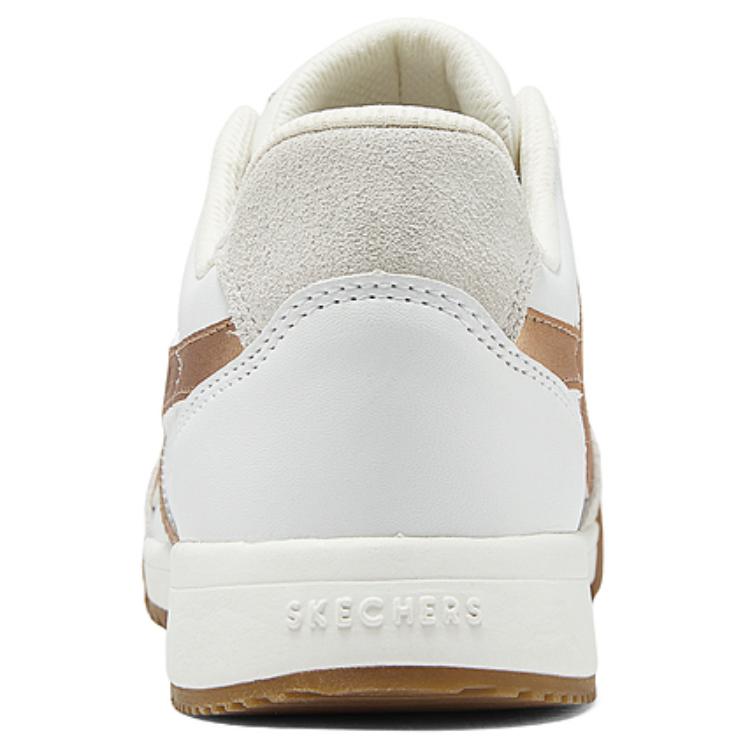 Skechers Low Top Skateboard Shoes Women's White Gold купить в интернет-магазине Yoocart с быстрой доставкой по России.