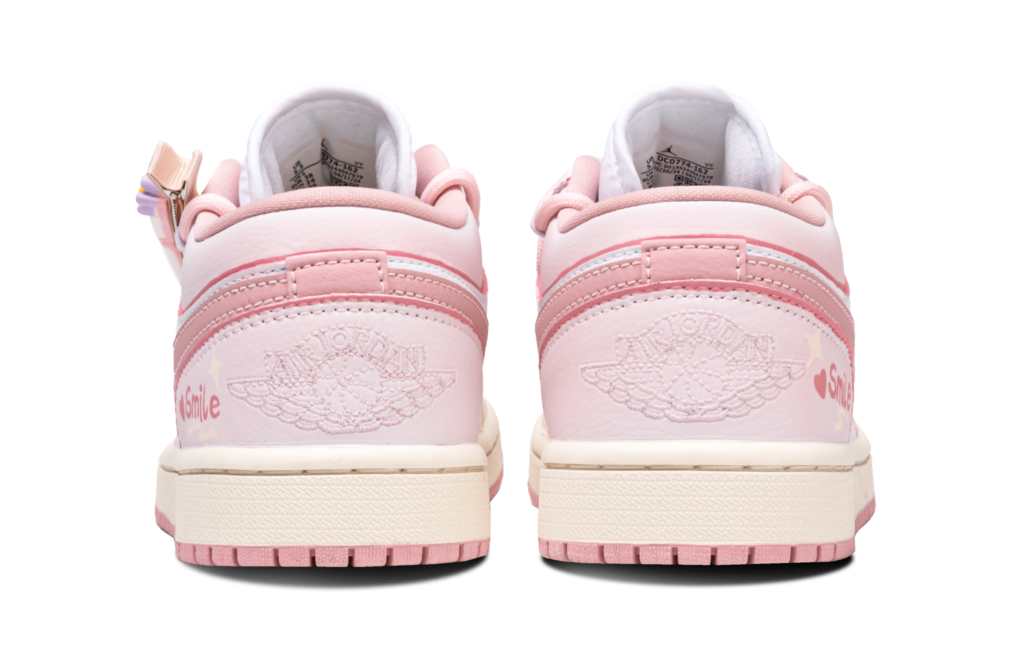 Jordan Air Jordan 1 Cream Puff Cat Abrasion Resistant Low Top Vintage Basketball Shoes Women's Beige Pink купить в интернет-магазине Yoocart с быстрой доставкой по России.