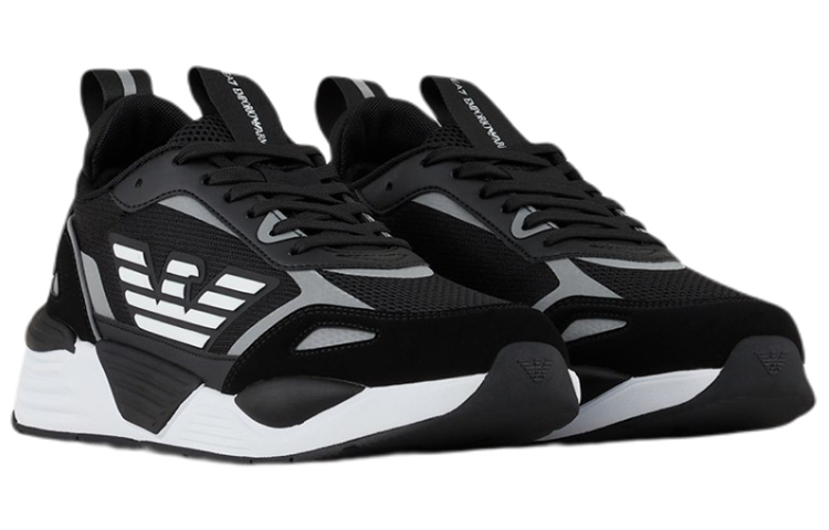 Ea7 EMPORIO ARMANI Color Block Lace Up Sneakers купить в интернет-магазине Yoocart с быстрой доставкой по России.