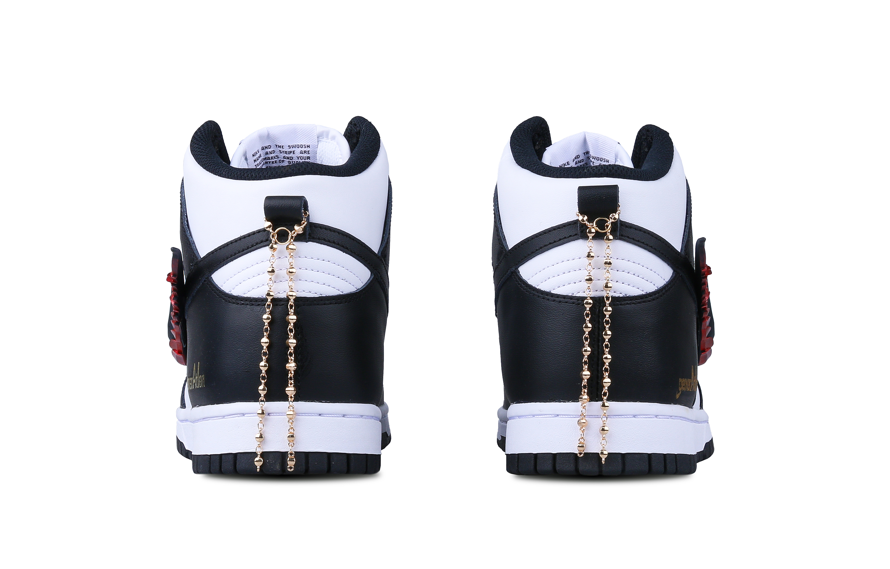 Nike Dunk AI-Assisted Design 3D Printing Dracula Deconstruction High-Top Skateboard Shoes Men's Black Red купить в интернет-магазине Yoocart с быстрой доставкой по России.