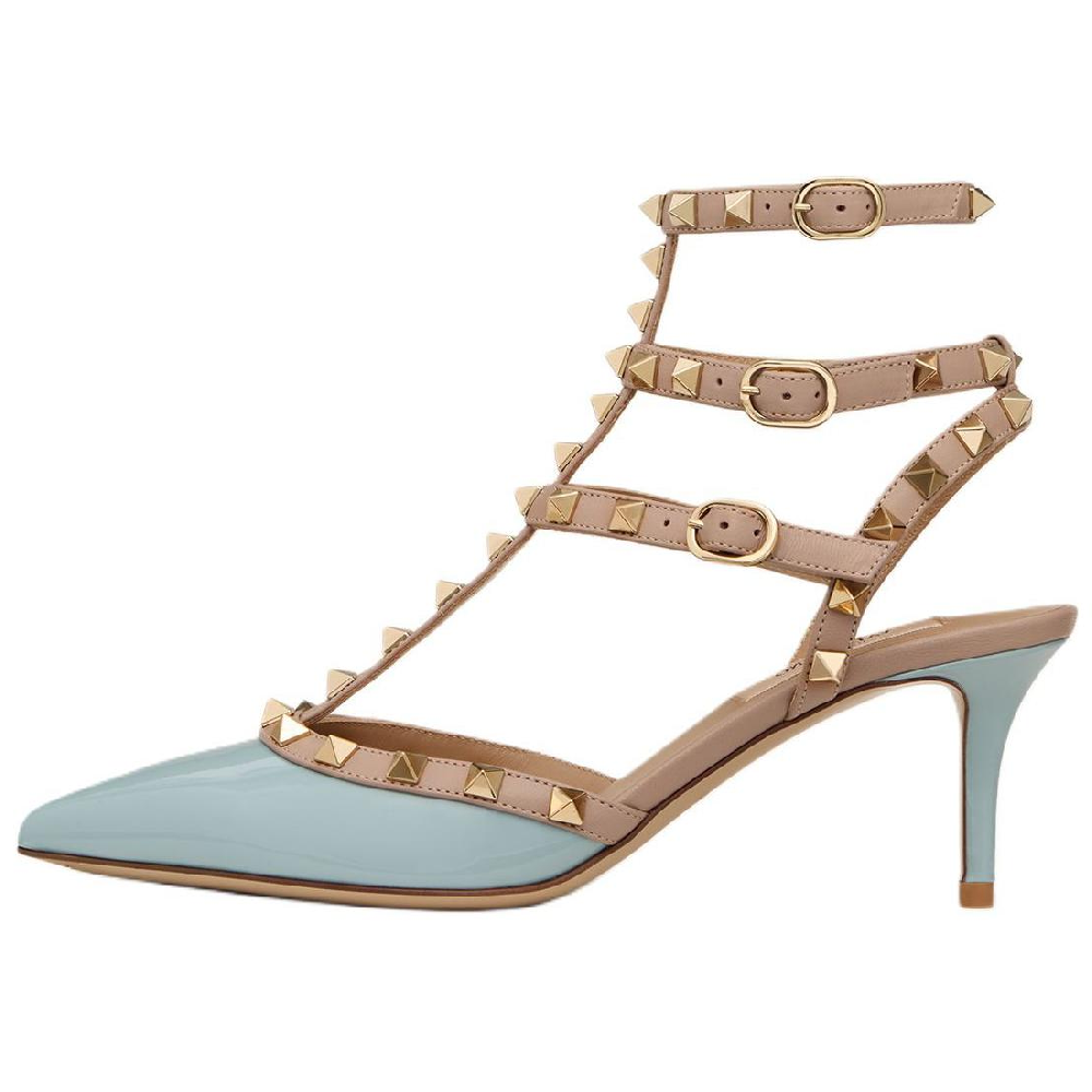 Valentino Garavani Rockstud Pointed Toe Caged Pumps