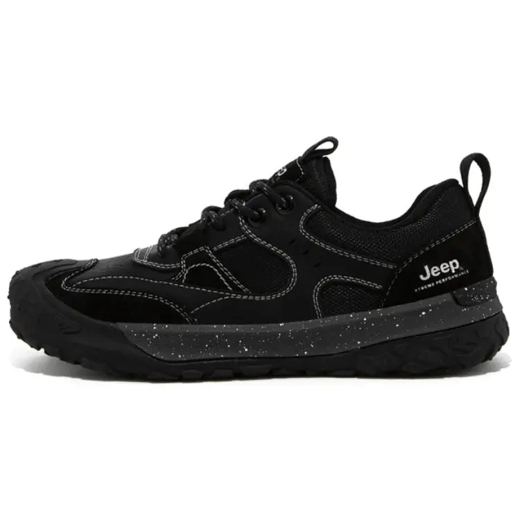 Jeep Low-Top Trekking Shoes Men Black