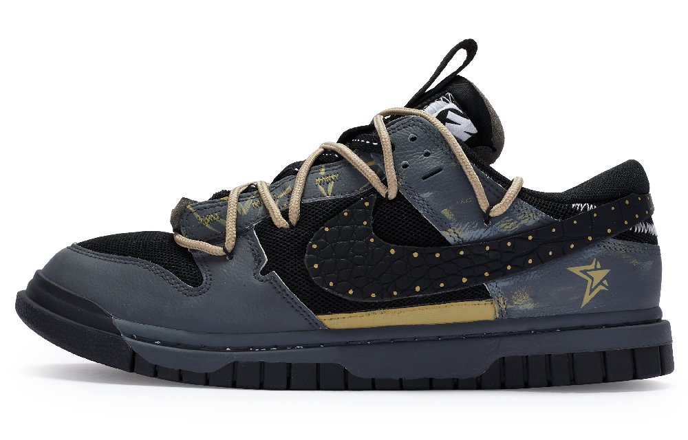 Nike Air Dunk Jumbo Remastered 811 Manufacturing Slip-Resistant Low-Top Skateboard Shoes Men's Dark Gray