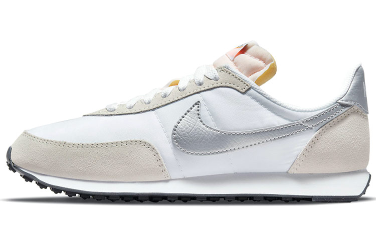 Nike Waffle Trainer 2 White Metal Silver Women's