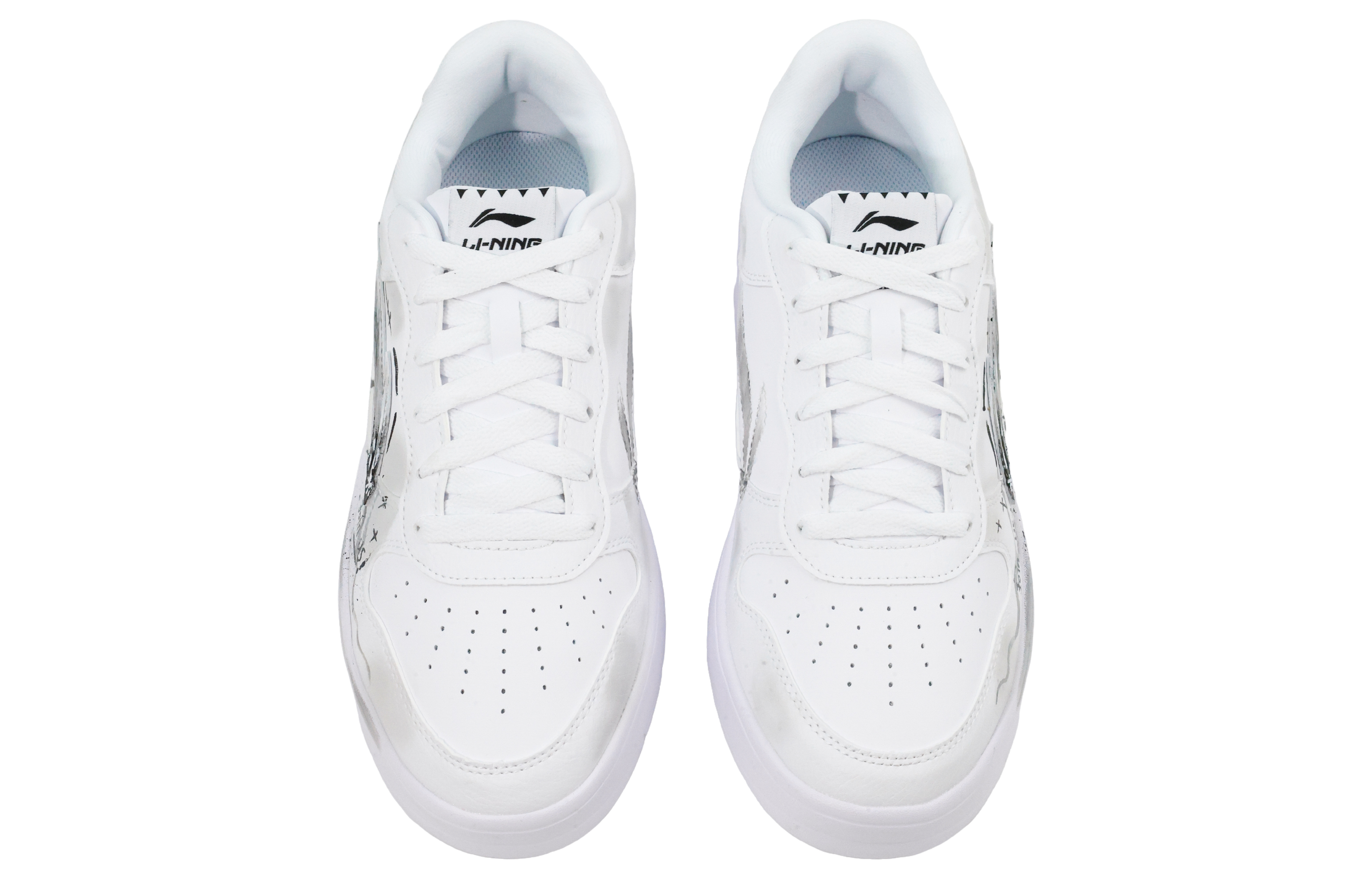 LiNing Pontoon Boats Lightweight And Breathable Low top Skateboard Shoes Unisex Black White Gray купить в интернет-магазине Yoocart с быстрой доставкой по России.