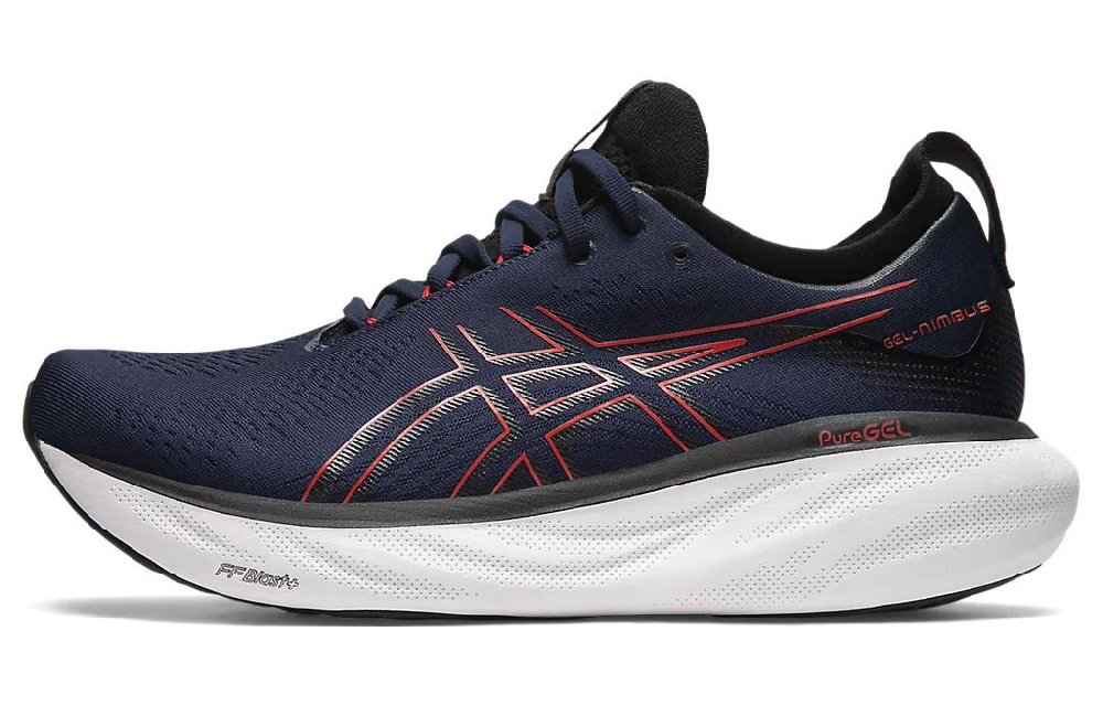Asics Gel Nimbus 25 Midnight Electric Red
