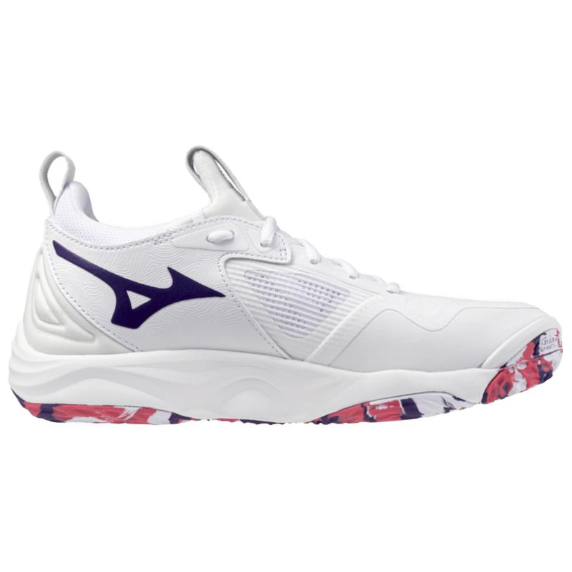 Mizuno Women's Wave Momentum 3 'White Violet Indigo' купить в интернет-магазине Yoocart с быстрой доставкой по России.