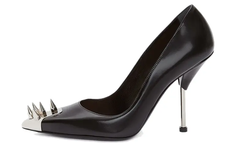 Alexander McQueen Punk Slim Heel High Heels Women's Black