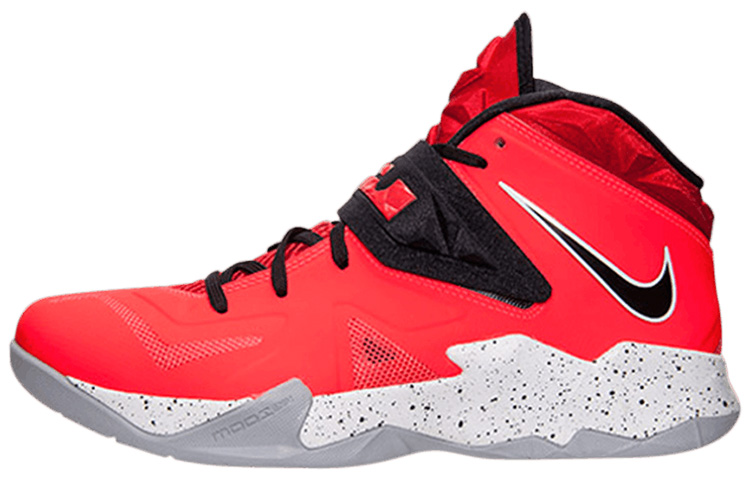 Nike Zoom Soldier 7 Basketball Shoes Men Mid-Top Red/Black