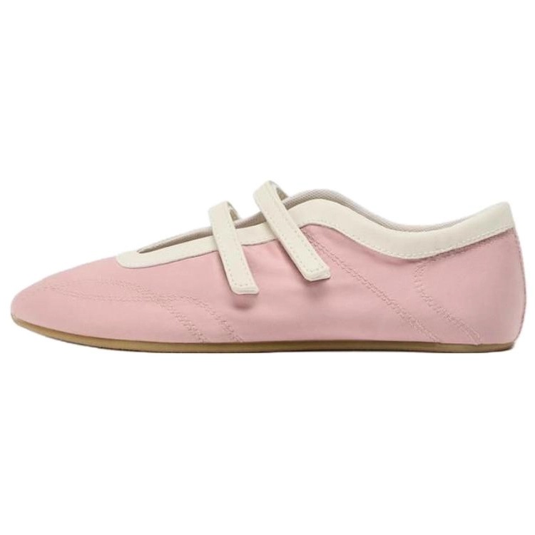 ZARA Mary Jane Shoes Women's Rose Red