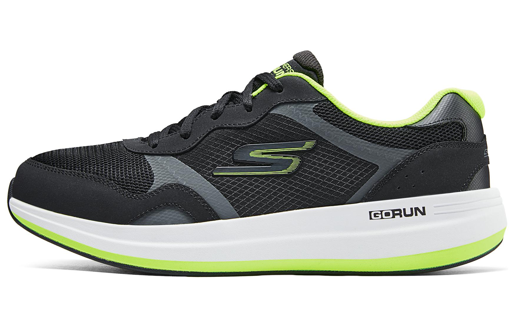 Skechers Go Run Pulse Cushioning, Wear Resistant Low top Running Shoes Men's Black