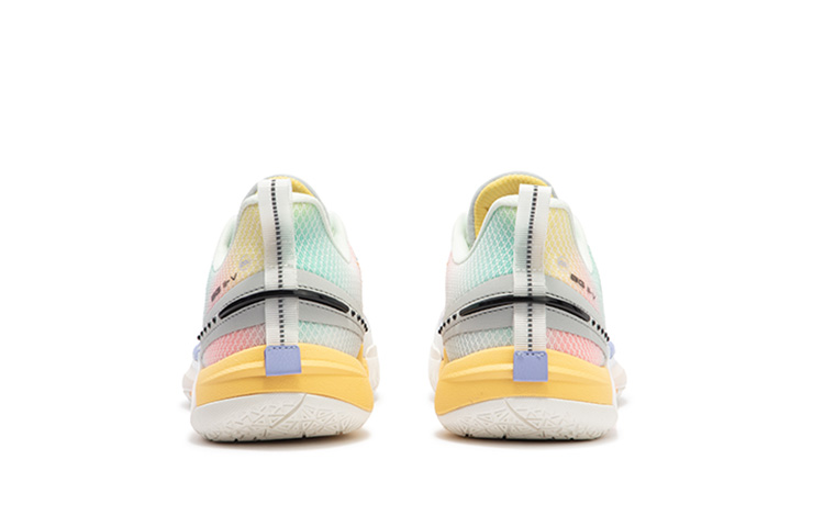 361° BIG3 5.0 Quick Basketball Shoes Unisex Low-Top White/Yellow