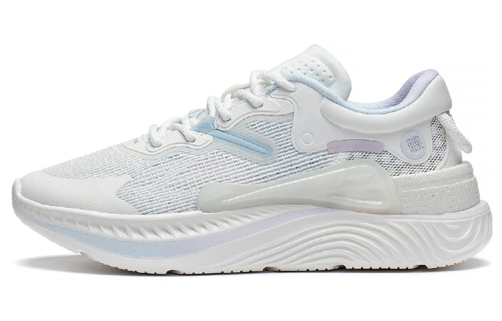 LiNing Spark Lite Anti-Slip Wear-Resistant Low-Top Sports Casual Shoes Women's Mist White