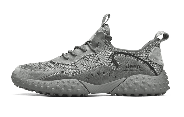 Jeep Cushioning Abrasion Resistant Breathable Low Top Casual Shoes Men's
