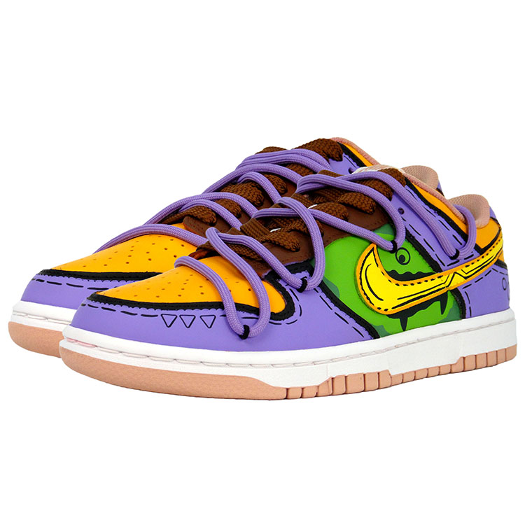 Nike Dunk Low Top Skateboard Shoes Women's Purple купить в интернет-магазине Yoocart с быстрой доставкой по России.