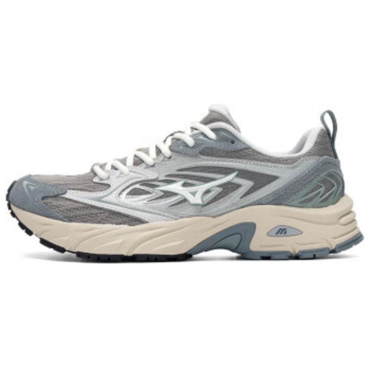 Mizuno FIYI V2 Cushioned Wear-Resistant Breathable Low-Top Chunky Sneakers Unisex White