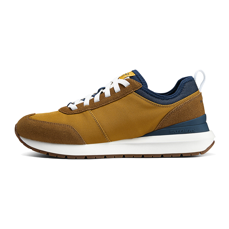 Skechers Cushioning Breathable Low-Top Running Shoes Men's Maple Leaf Red