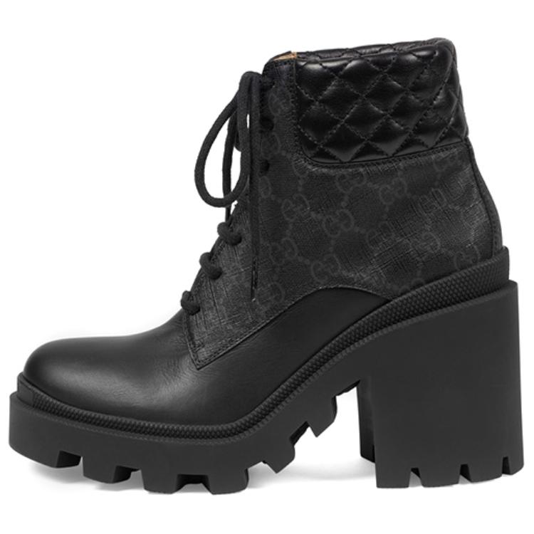GUCCI Women's Gg Ankle Boot 'Black Gg Supreme' Women's
