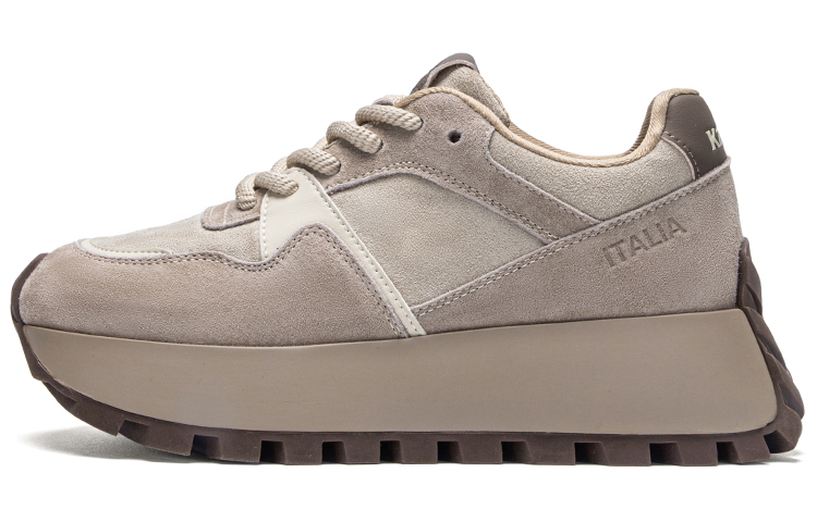 Kappa Low Top Chunky Sneakers Women's Khaki