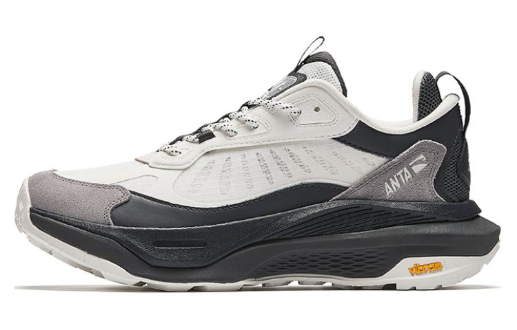 Anta Life Collection Mountain Pass Pro LS Cushioning Wear-Resistant Low-Top Casual Shoes Men's White Gray