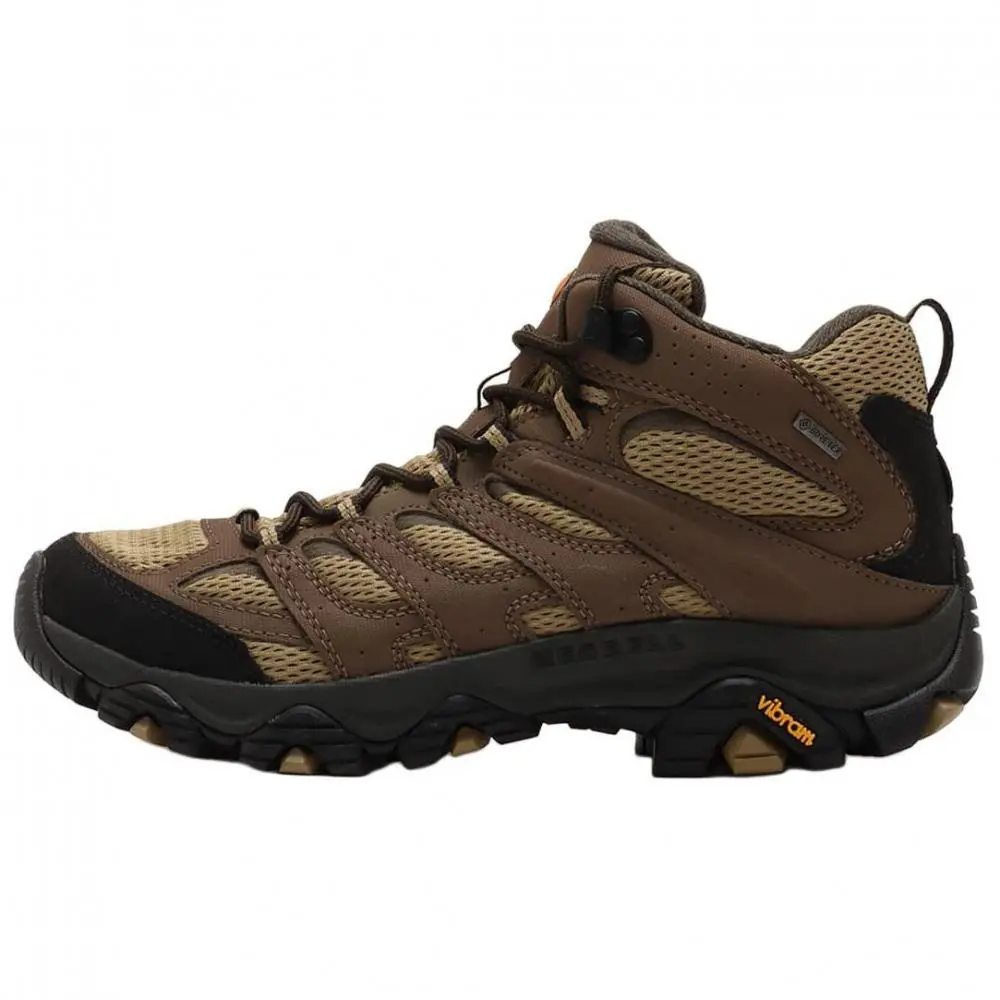 MERRELL MOAB 3 Slip Resistant Abrasion Resistant Mid top Mountaineering Shoes Men's Brown