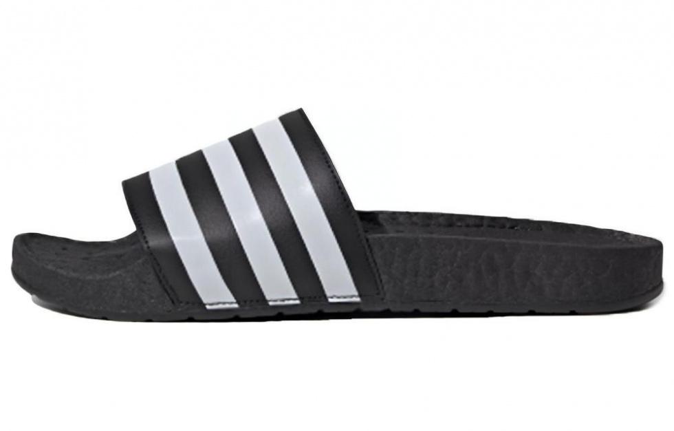 Adidas Adilette Boost Slides 'Core Black White'