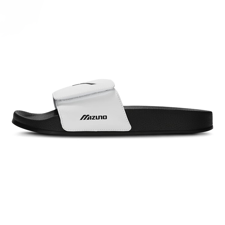 Mizuno Slide Slippers Unisex Black White