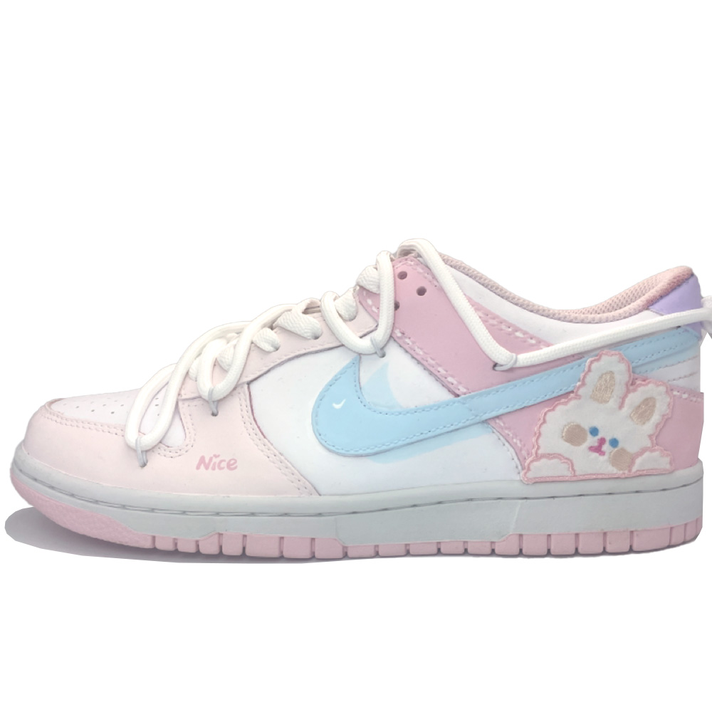 Nike Dunk Skateboard Shoes Women's Low-Top Pink