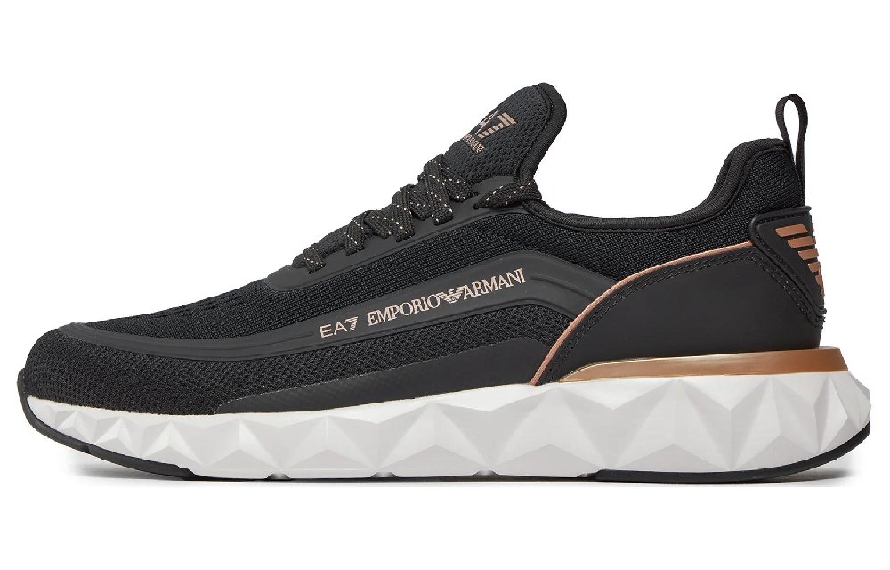 EMPORIO ARMANI EA7 Low Top Casual Shoes Unisex Black