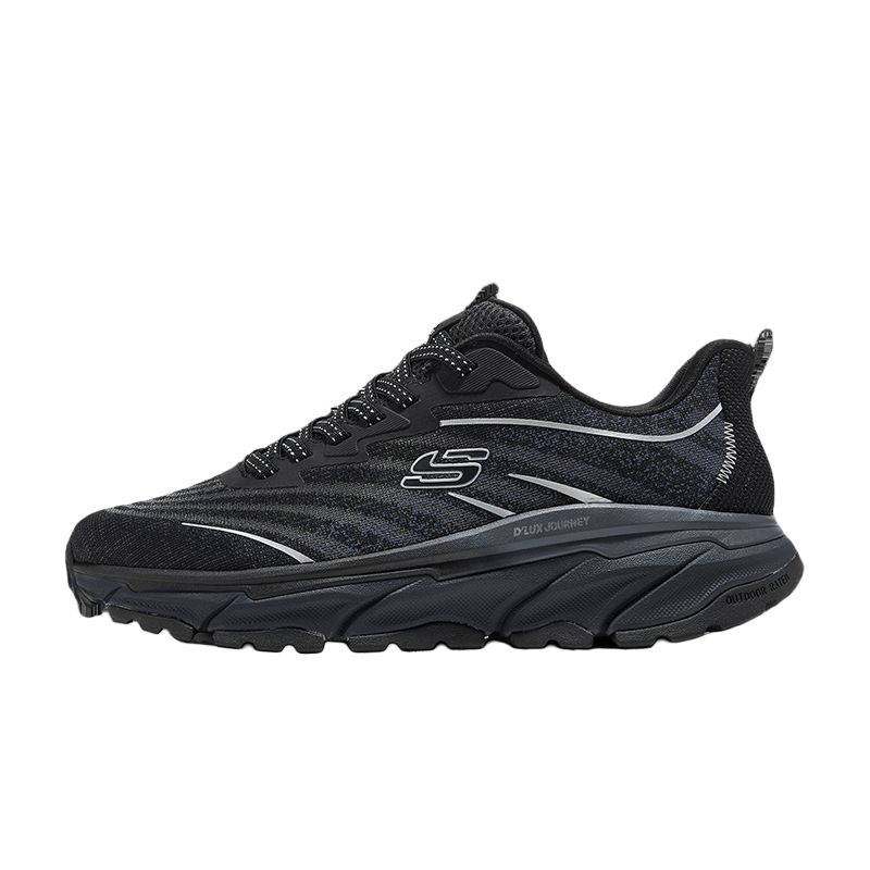 Skechers Sport Abrasion-Resistant Low-Top Outdoor Shoes Men's Black