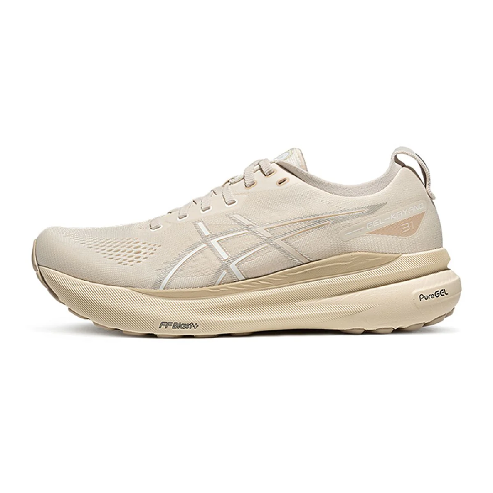 Asics Gel Kayano 31 Abrasion Resistant Breathable Low Top Marathon Long Distance Running Shoes Men's Brown White