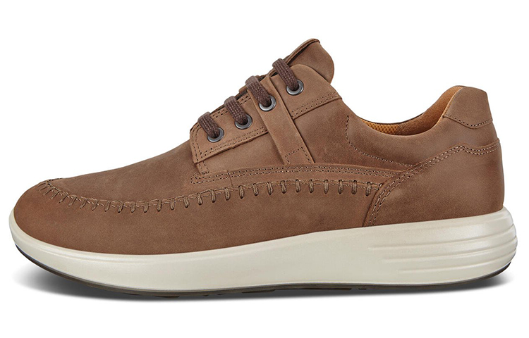 Ecco Soft 7 Runner Low Top Casual Shoes Men's Khaki