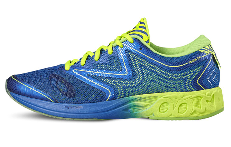 Asics Noosa FF Wear-Resistant Low-Top Running Shoes Men's Blue Yellow