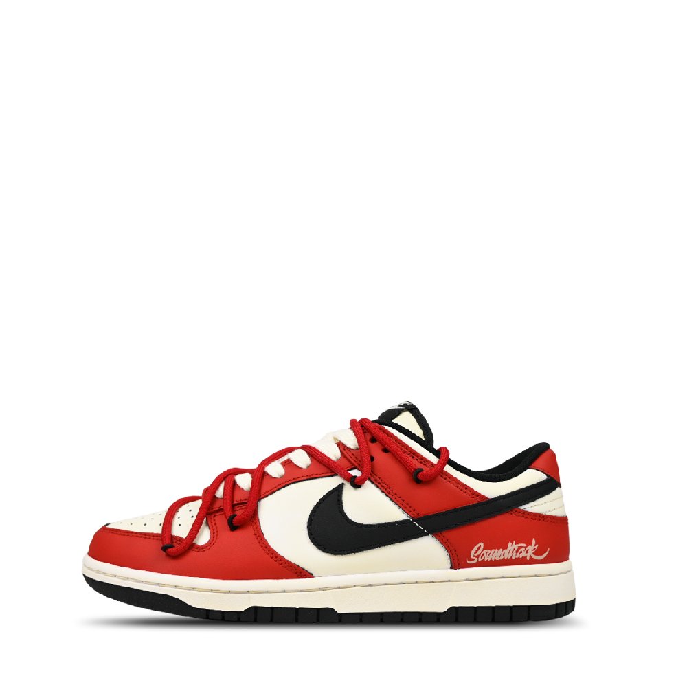 Nike Dunk Chicago Panda Anti-Slip Wear-Resistant Low-Top Skateboard Shoes Unisex Beige Red Black