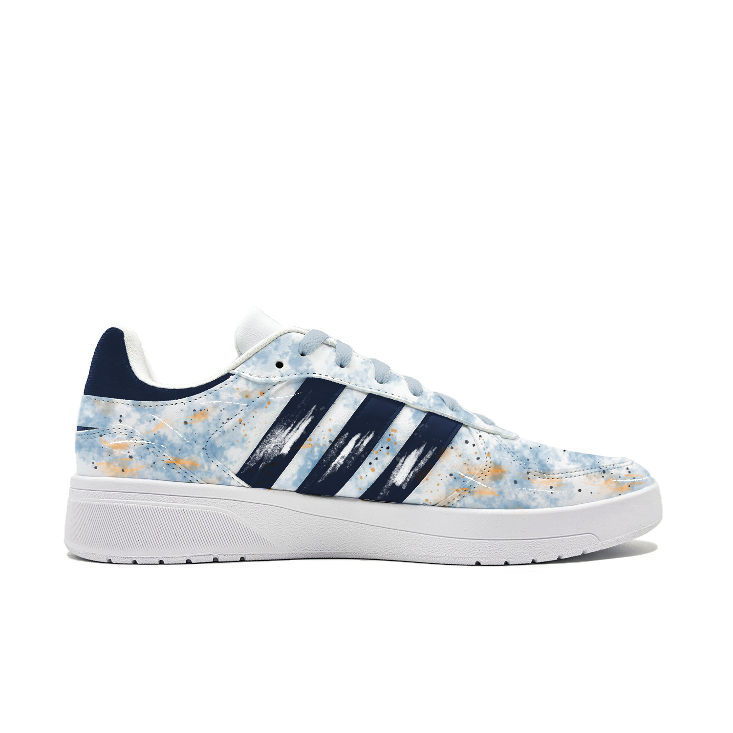 Adidas Neo Courtbeat Impression Starry Sky, Van Gogh Abrasion Resistant Low Top Skateboard Shoes Unisex Blue купить в интернет-магазине Yoocart с быстрой доставкой по России.